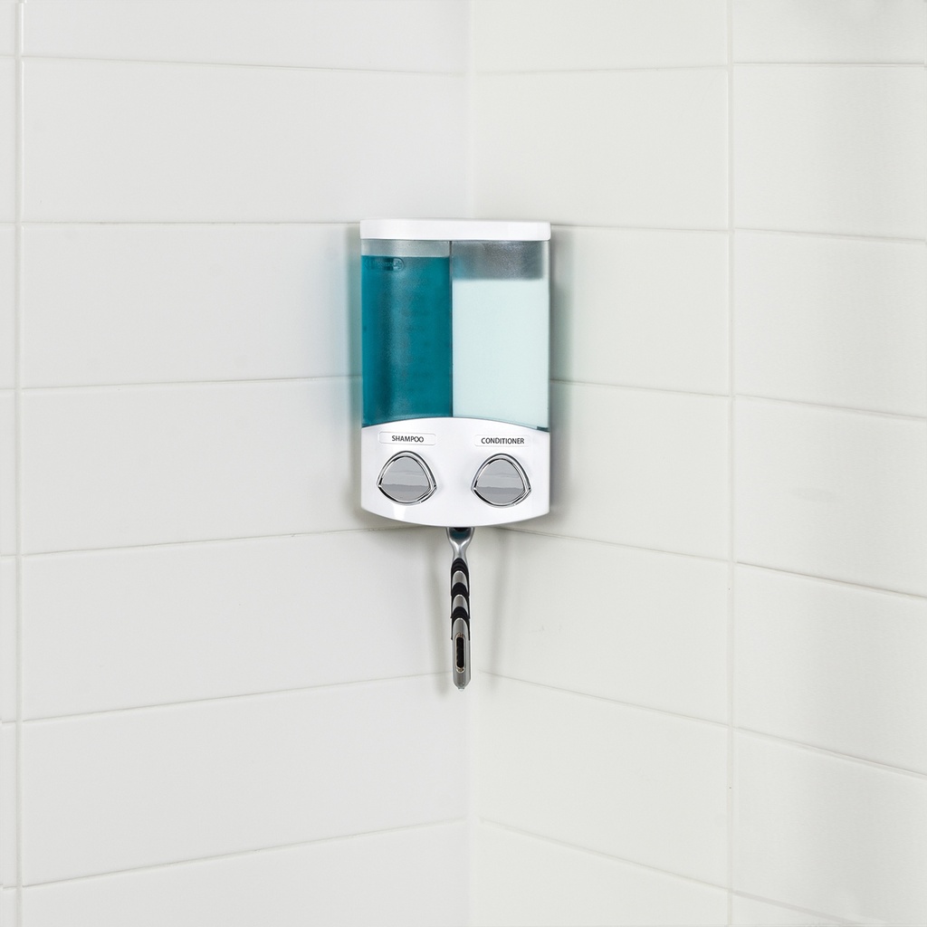 DUO DISPENSER SAPONE BIANCO 
