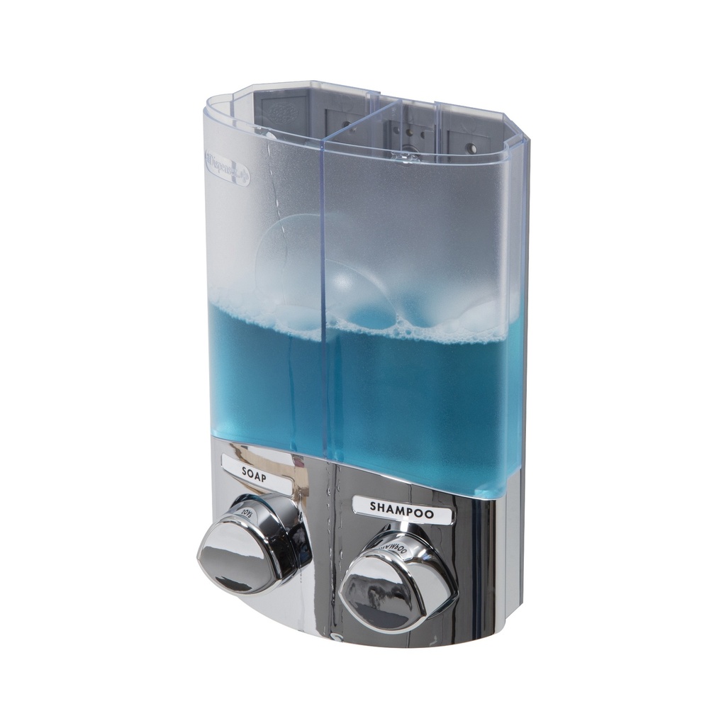 DUO DISPENSER SAPONE CROMATO