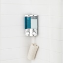 DUO DISPENSER SAPONE CROMATO