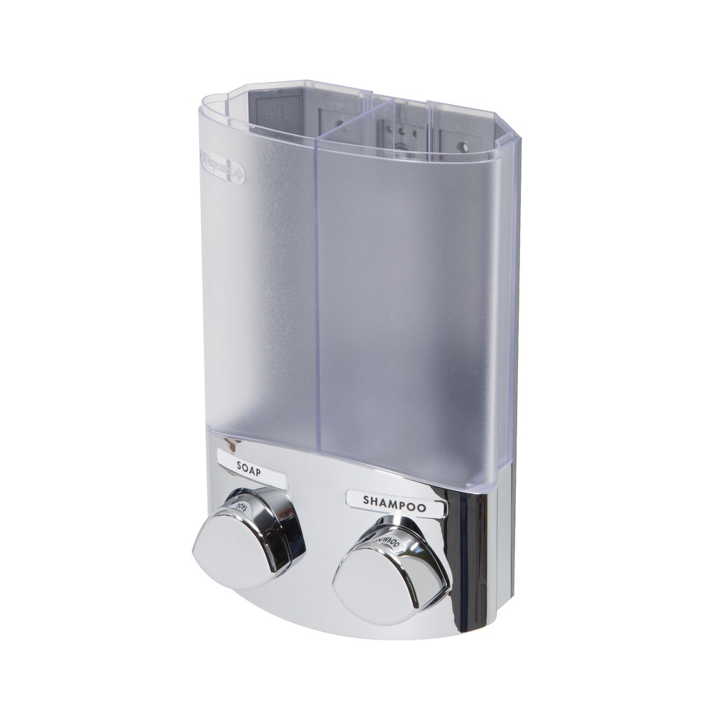 DUO DISPENSER SAPONE CROMATO