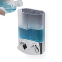 DUO DISPENSER SAPONE CROMATO