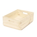 WOOD BOX CESTA LEGNO 40X30X14