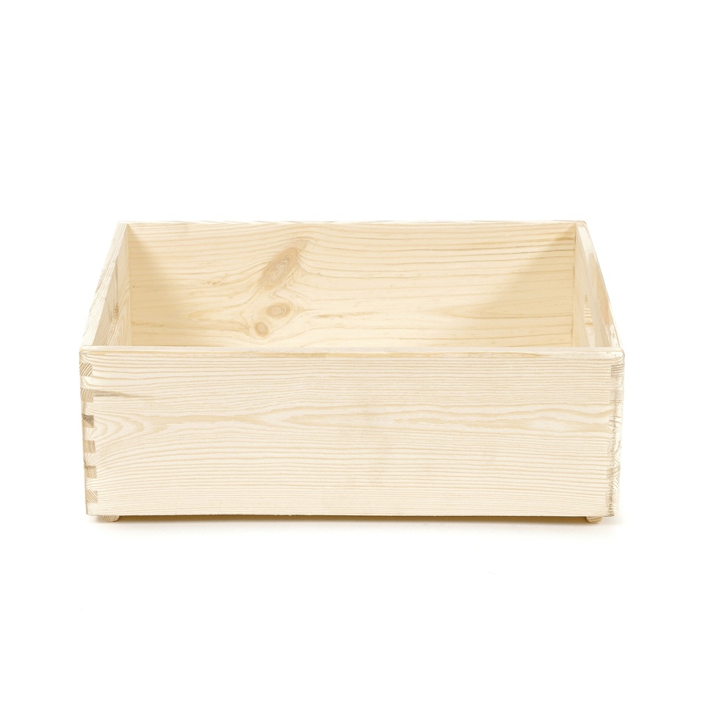 WOOD BOX CESTA LEGNO 40X30X14