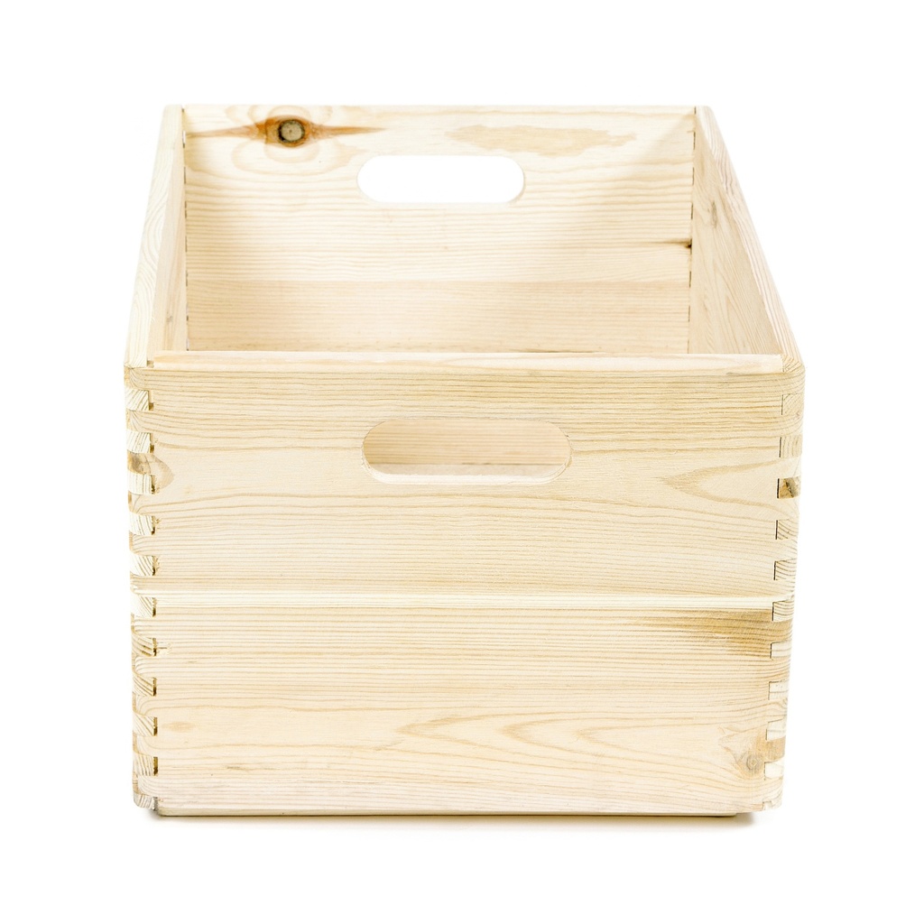 WOOD BOX CESTA LEGNO 40X30X24
