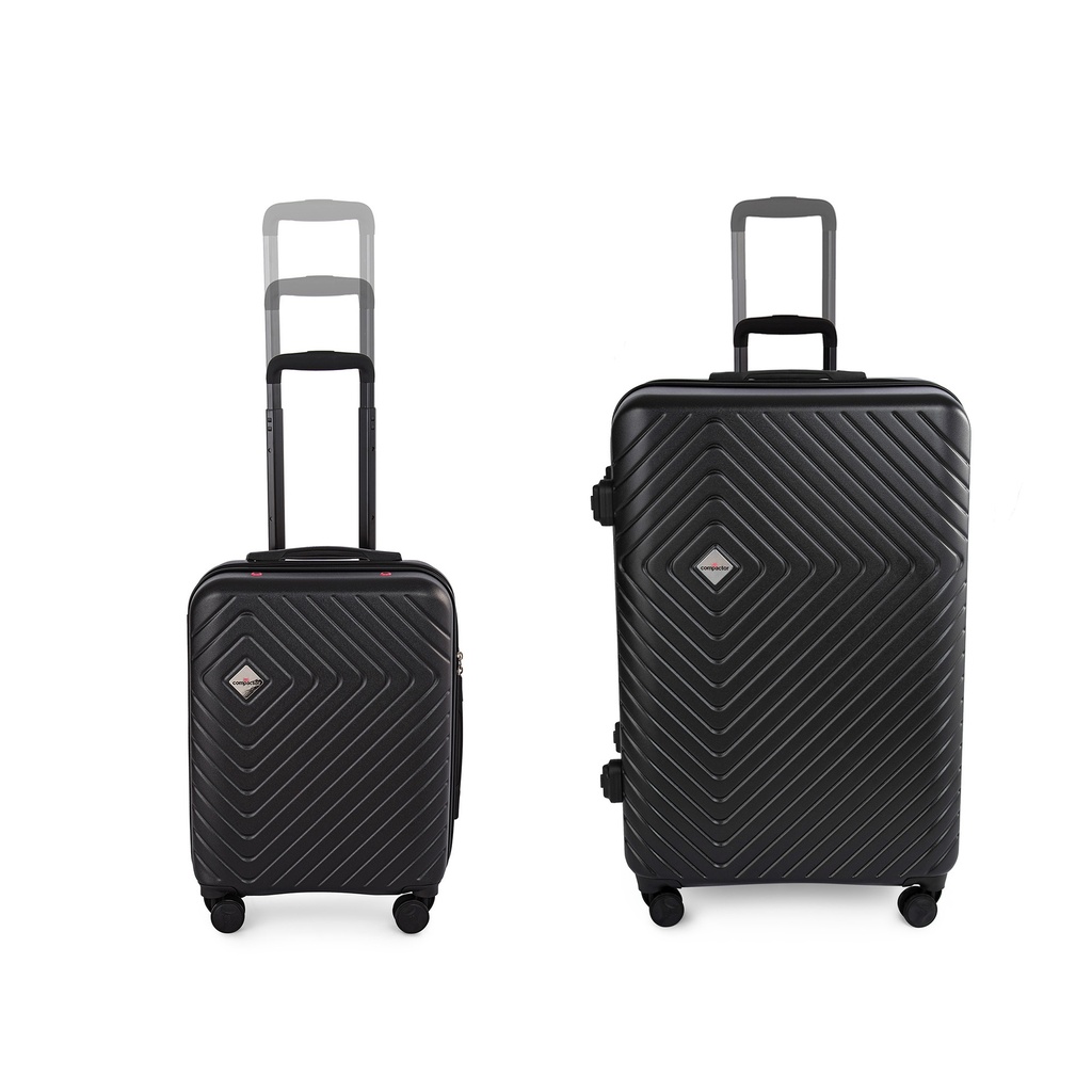 Hybrid Set 2 Valigie Cosmos Nero S/XL