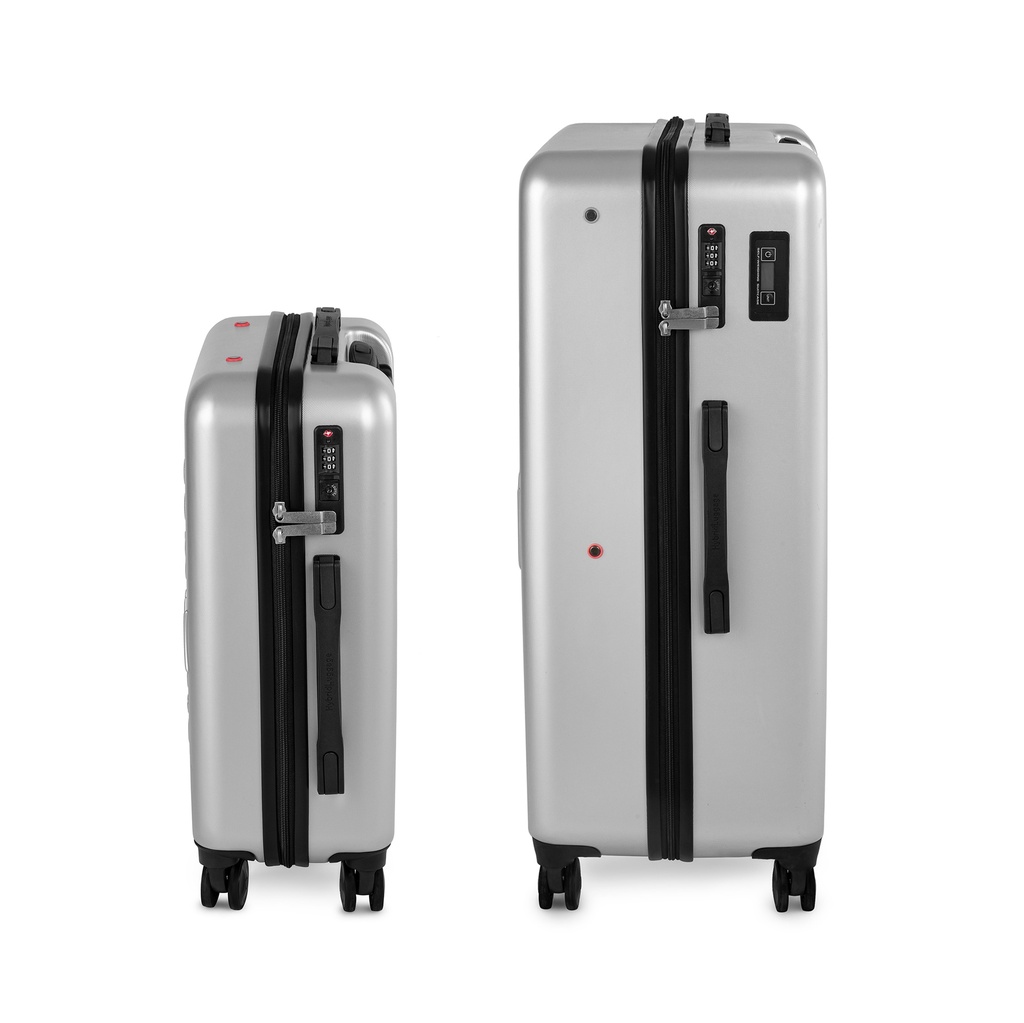 Hybrid Set 2 Valigie Luna Silver S/XL