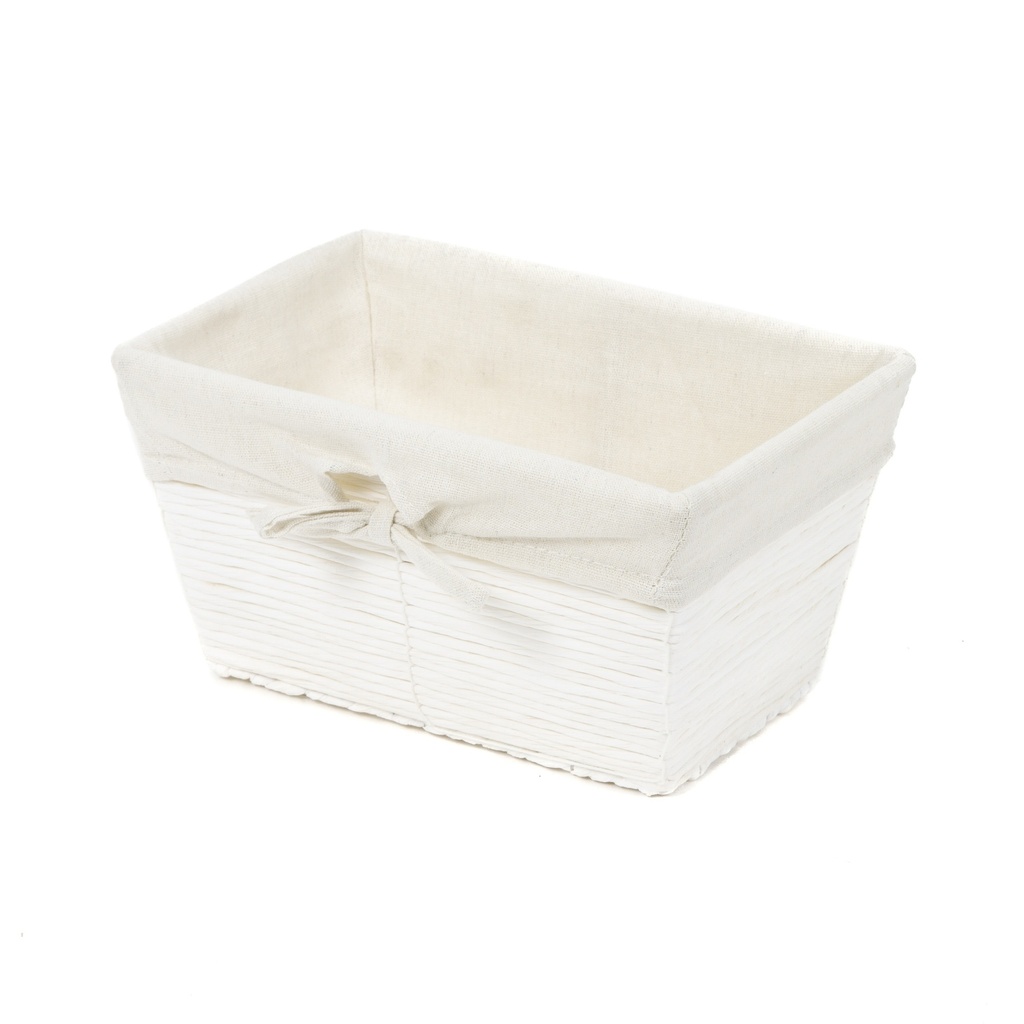 KIMO CESTINO 26X17X14H BIANCO