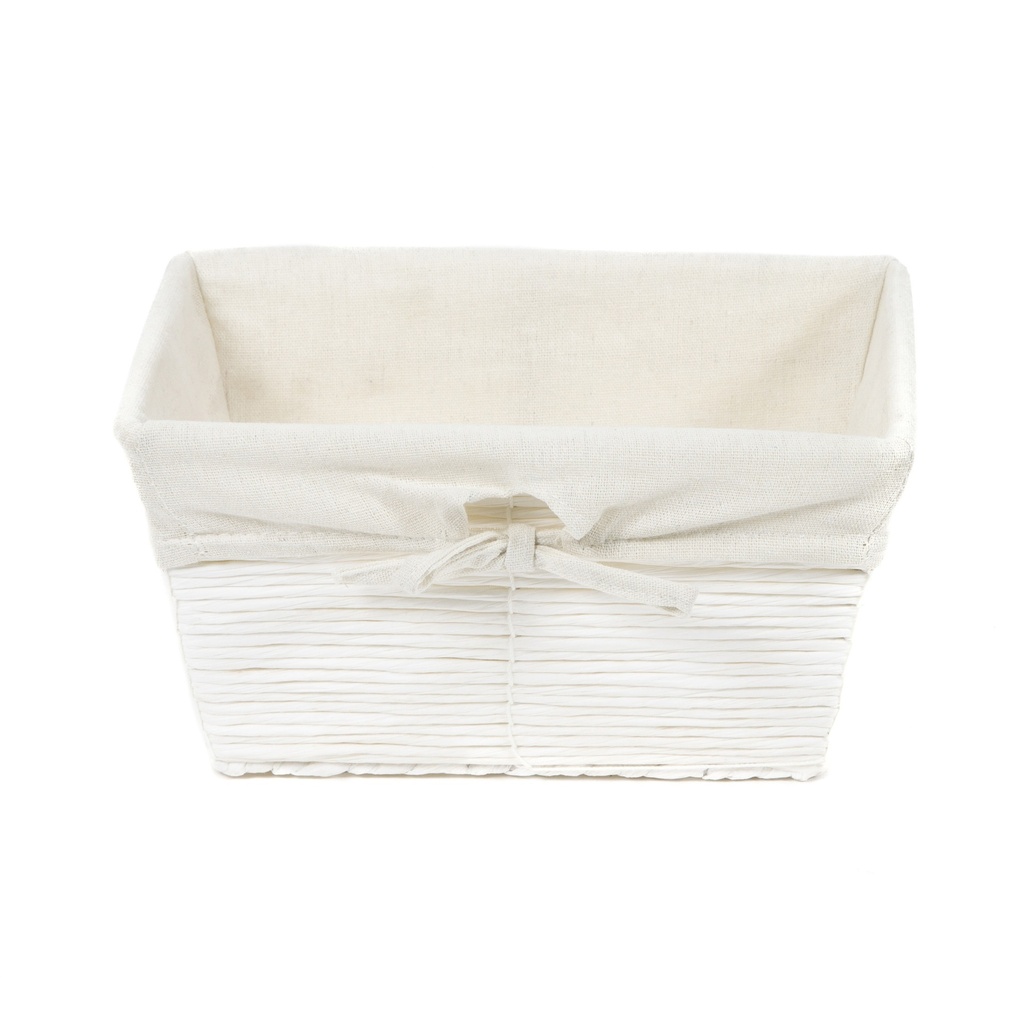 KIMO CESTINO 26X17X14H BIANCO