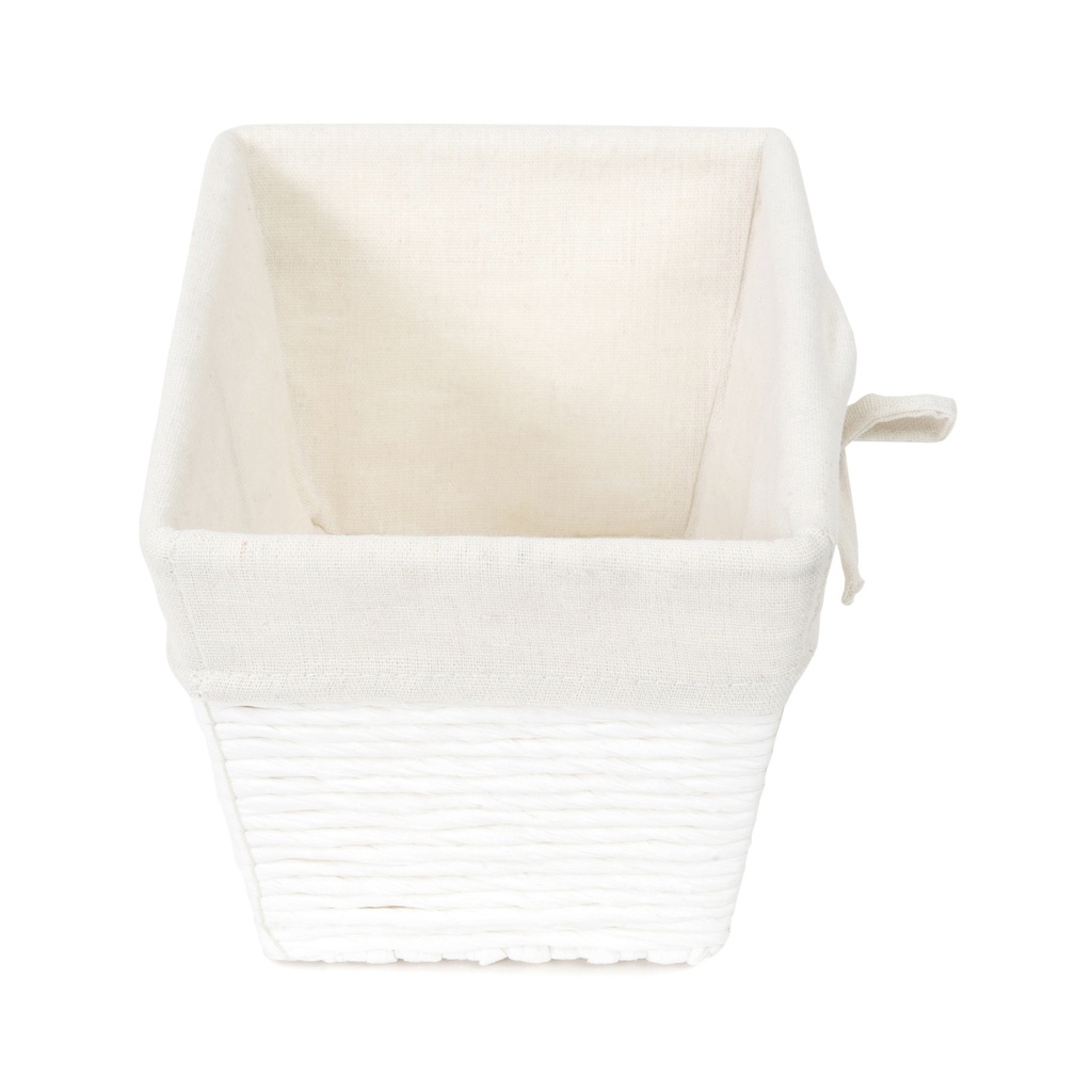 KIMO CESTINO 26X17X14H BIANCO