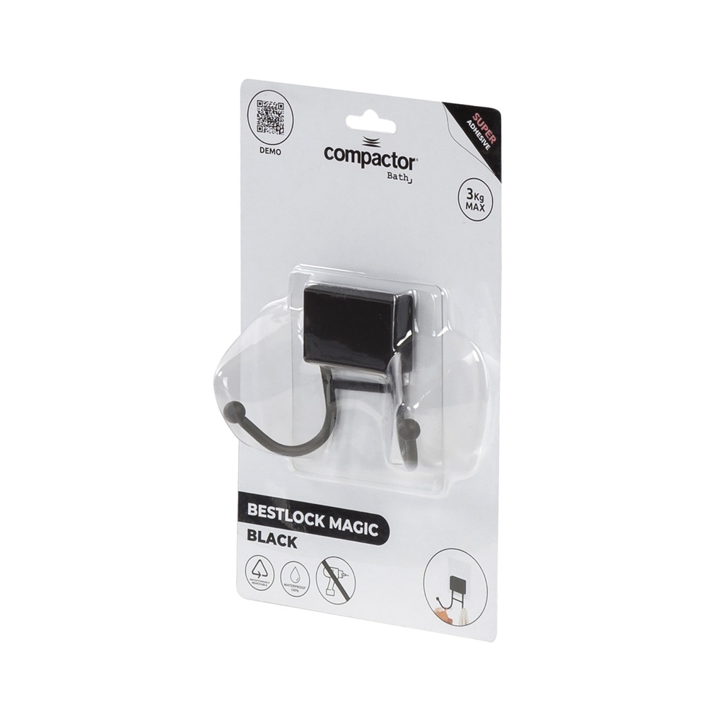 BESTLOCK MAGIC BLACK GANCIO DOPPIO