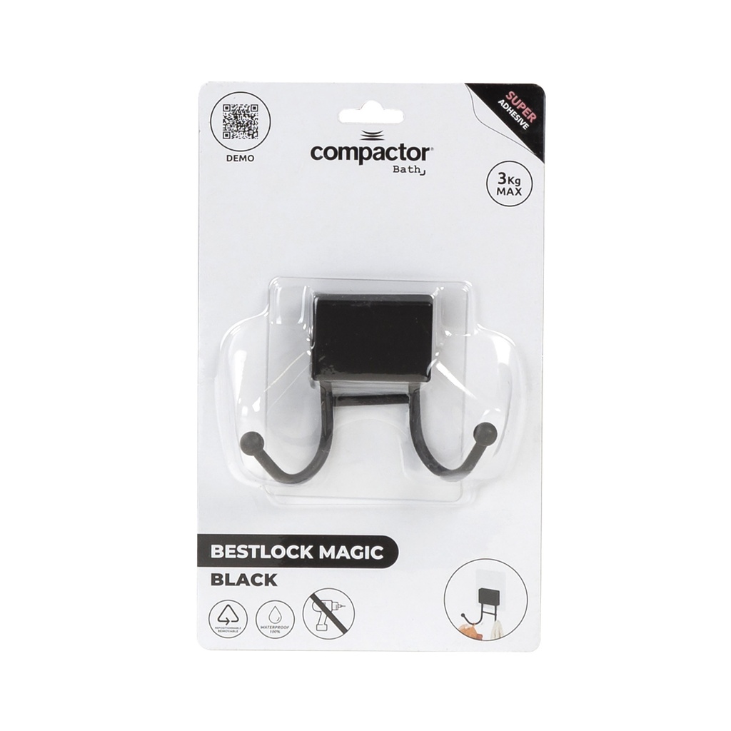 BESTLOCK MAGIC BLACK GANCIO DOPPIO