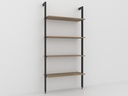 PROJECT KIT SCAFFALE 4 RIPIANI 90X33 CM INDUSTRIAL