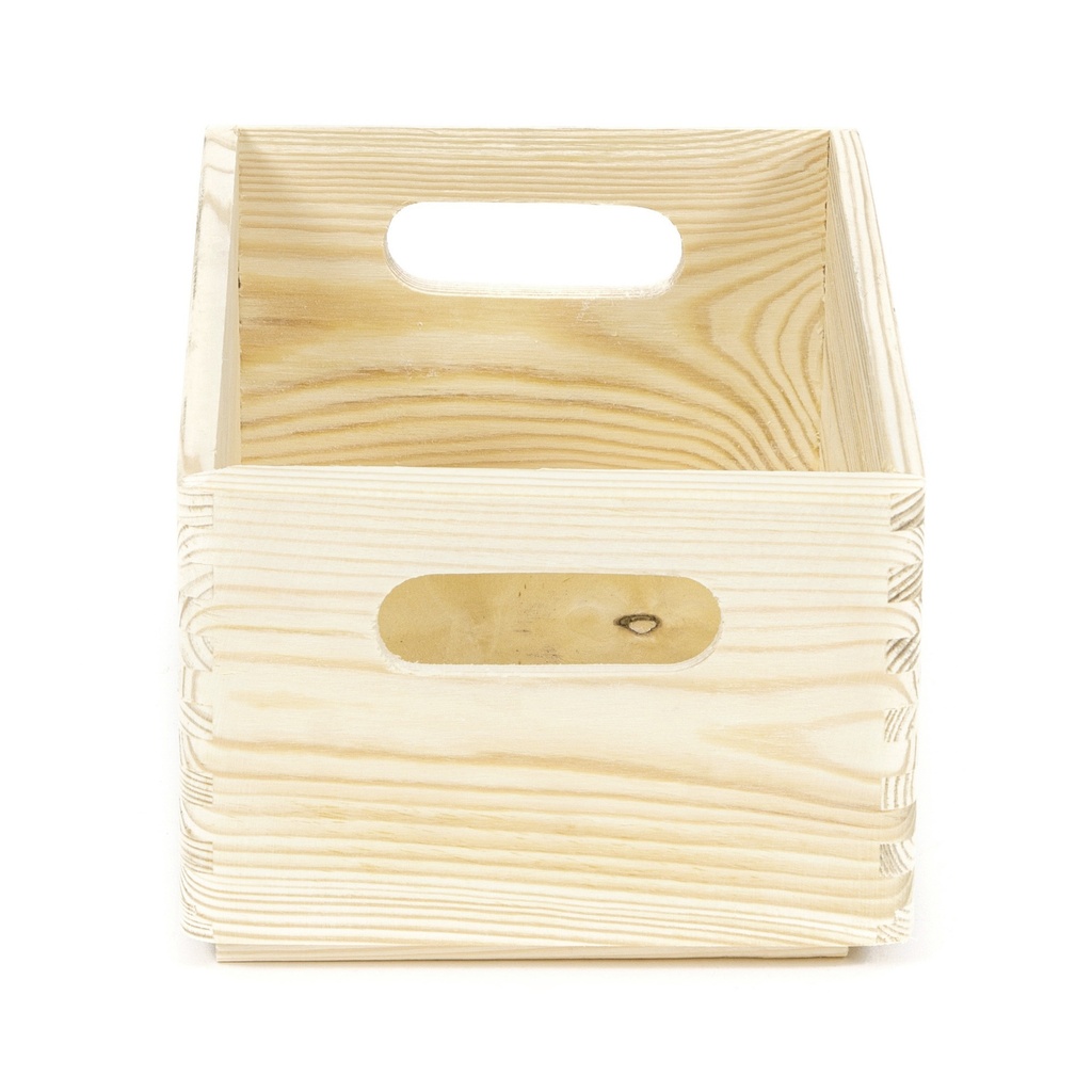 WOOD BOX CESTA LEGNO 30X20X14