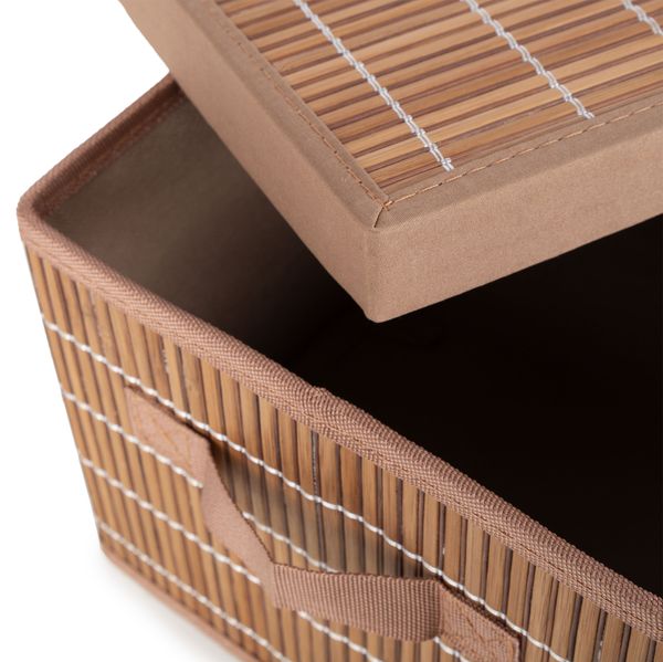 NAGO SCATOLA  IN BAMBU' CON COPERCHIO, L