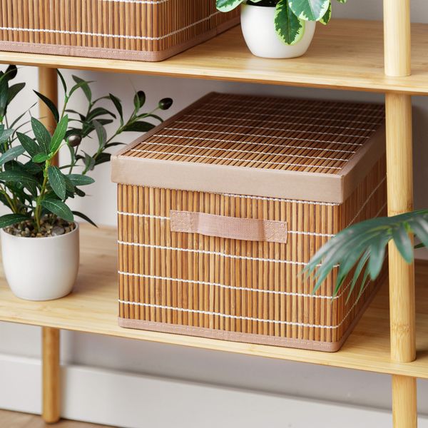 NAGO SCATOLA  IN BAMBU' CON COPERCHIO, L