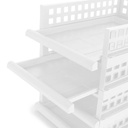 SLIDER SCAFFALE MIDI 4 RIPIANI BIANCO DIM. 340X450X115mm