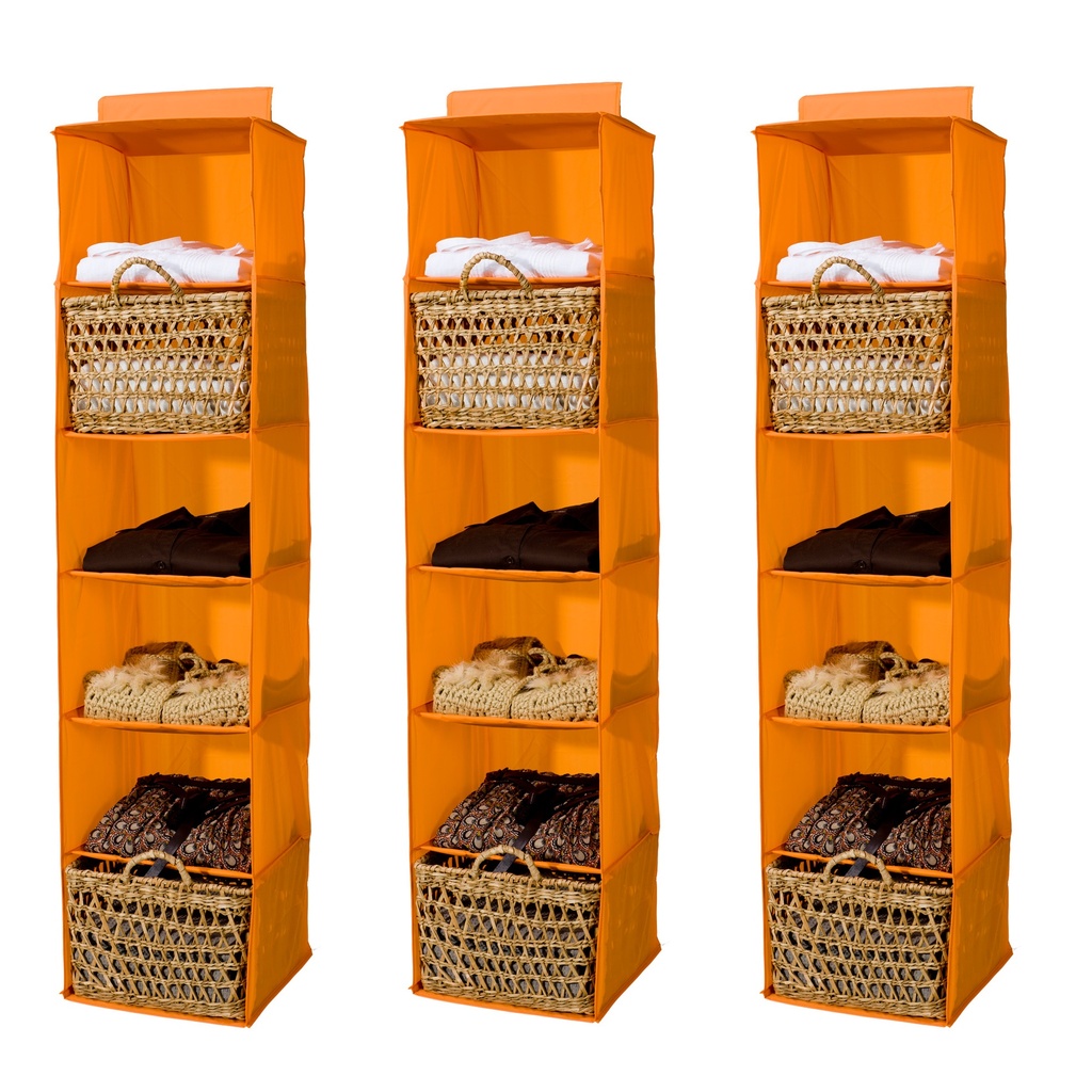 COLOR SET 3 PORTATUTTO VERTIC. 6 RIPIANI ARANCIO