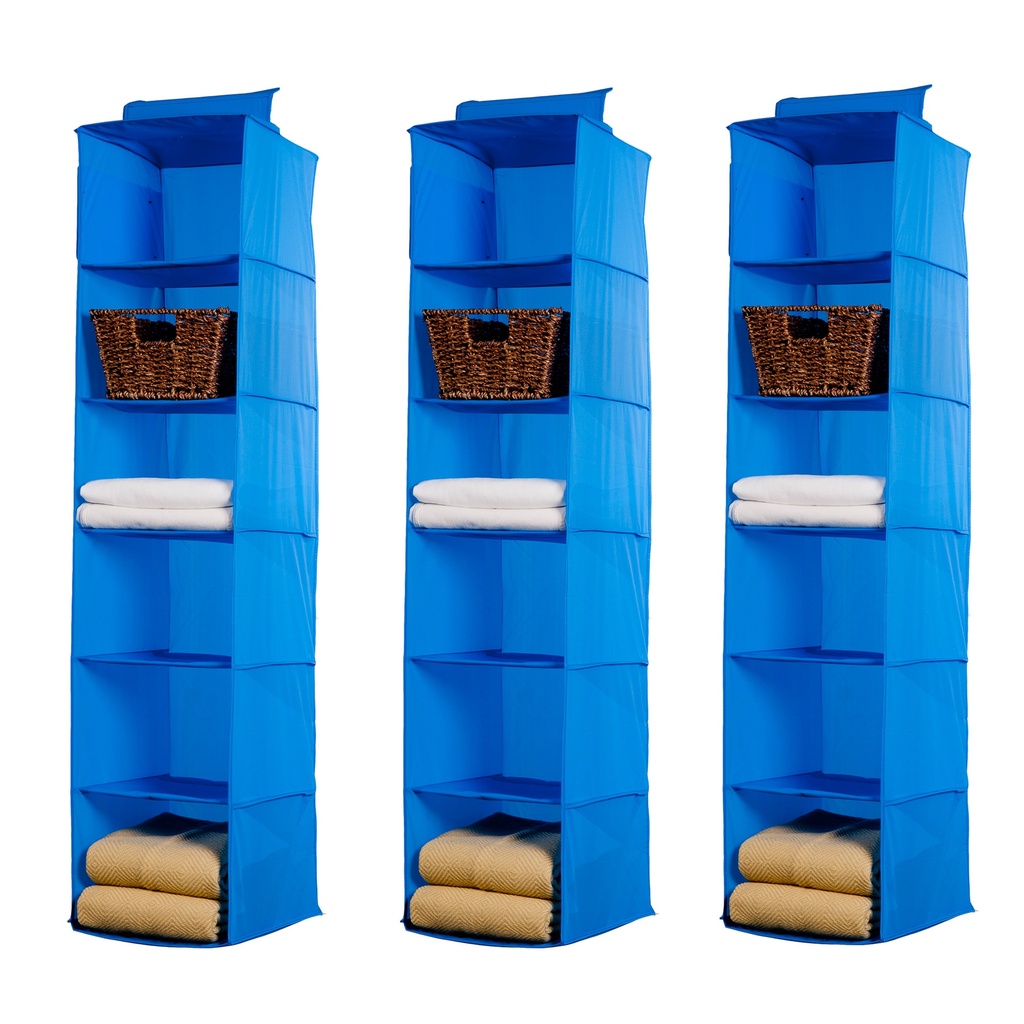 COLOR SET 3 PORTATUTTO VERTIC. 6 RIPIANI BLU