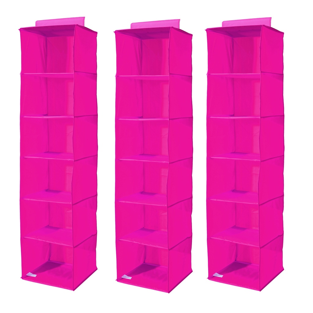 COLOR SET 3 PORTATUTTO VERTIC. 6 RIPIANI FUCSIA
