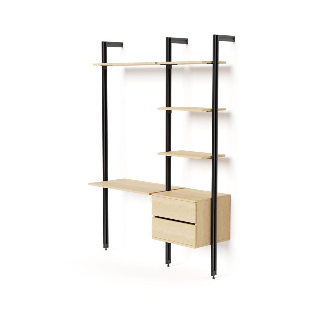 PROJECT KIT SMART WORKING 152,5X50X220H INDUSTRIAL