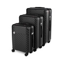 Hybrid -  Cosmos Set  3 black luggages  S/L/XL