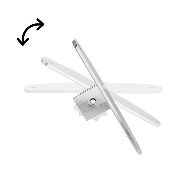 PROJECT SET 2 REGGIMENSOLA INCLINABILI GRIGIO ANODIZ