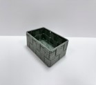 STAN SAGE GREEN ORGANIZER  M 18X12X7H. CM.