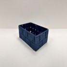 STAN MIDNIGHT BLUE ORGANIZER M 18X12X7H. CM.