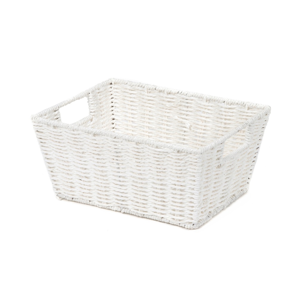 ETNA WHITE BASKET  31X24X14     