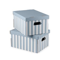 SHIRT SET 2  SCATOLE  CARTONE GRIGIO 40X31X21H. CM.