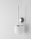 BESTLOCK TOILET BRUSH WITH SUCTION CUP HOLDER