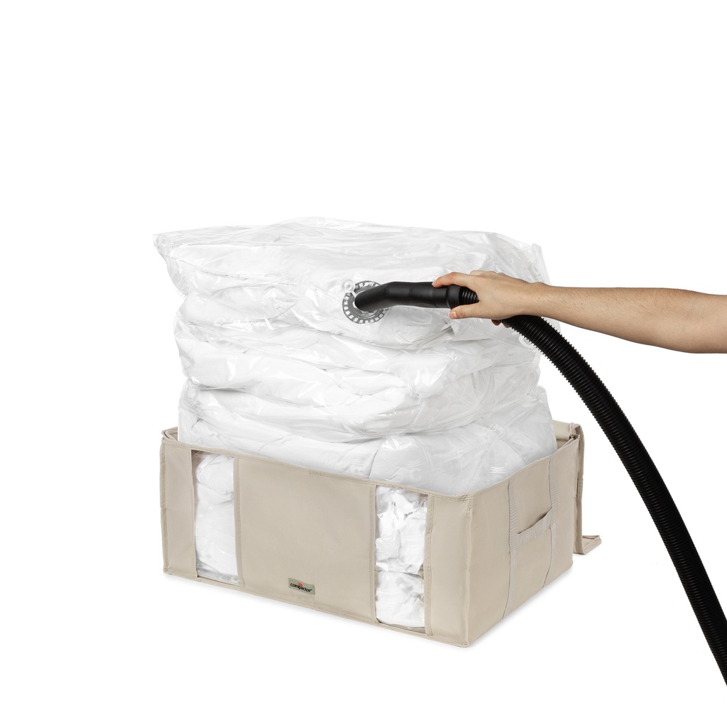 COMPACTOR LIFE 2.0 XXL SACCO SALVASPAZIO CON CUSTODIA BEIGE