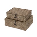 MACAO SET 2 CESTI MARRONE