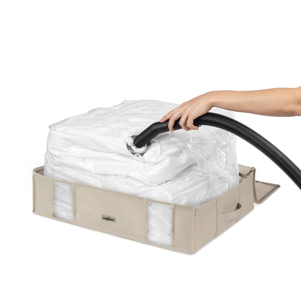 COMPACTOR LIFE 2.0 L SACCO SALVASPAZIO CON CUSTODIA BEIGE