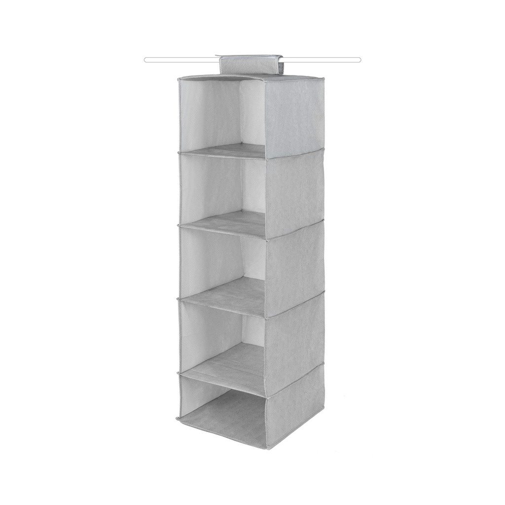 BOSTON - RACK 5 LEVELS - 30 X 30 X H.105 CM -  GREY