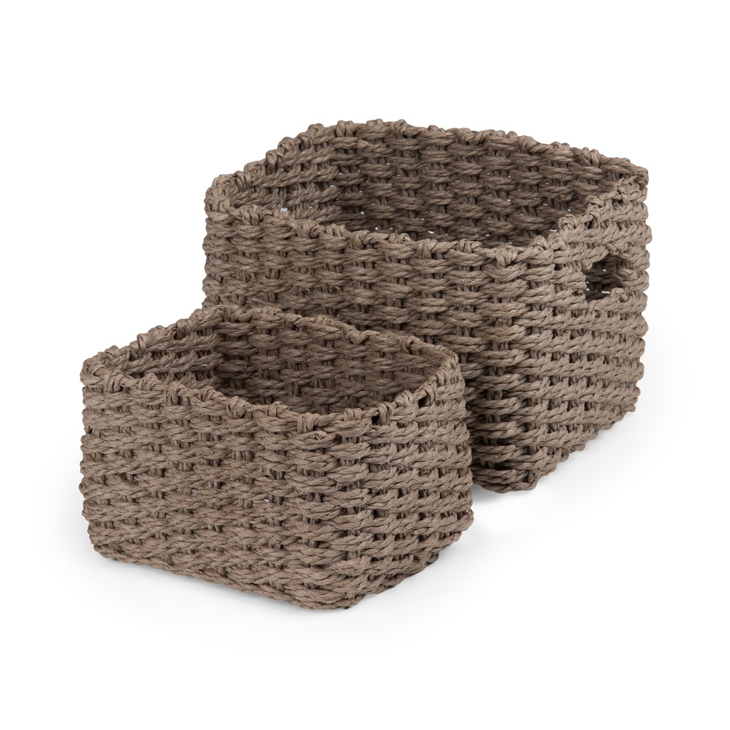 LISOU SET 2 CESTINI IN CARTA COLOR TALPA