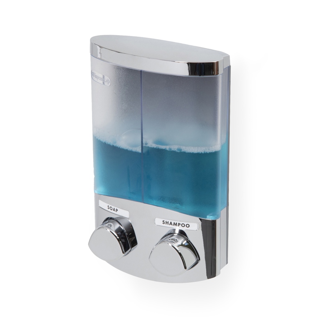 DUO DISPENSER SAPONE CROMATO