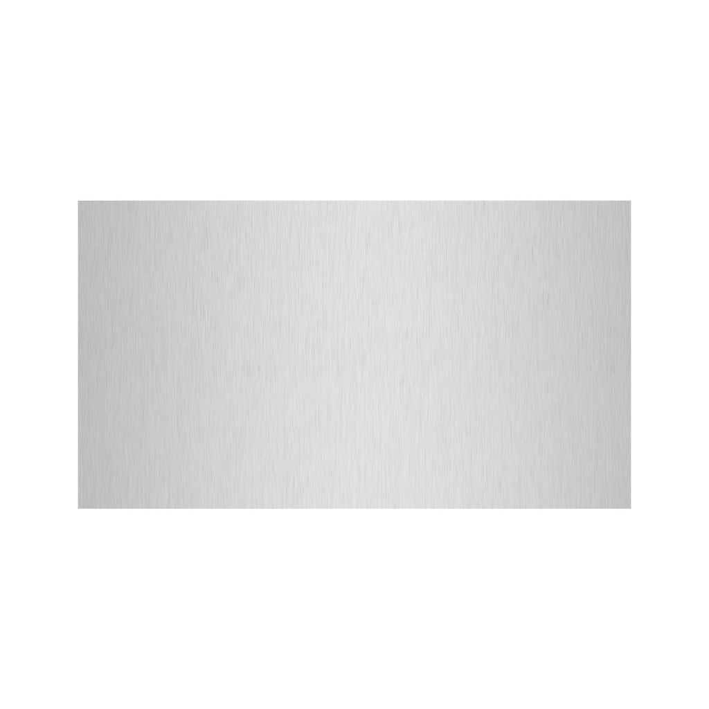 PANNELLO MURALE INOX 90x50cm