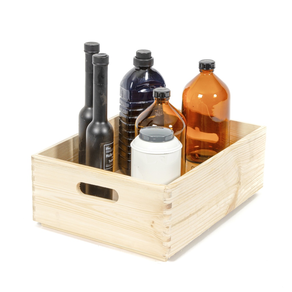 WOOD BOX CESTA LEGNO 40X30X14