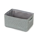LILOU CESTO GRIGIO 23X15XH12