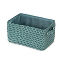 LILOU GREEN BASKET  23X15XH12