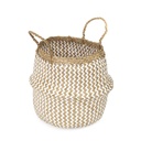 BELLY CESTO NATURALE E BIANCO