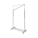 TILTABLE CLOTHES RACK. GREY COLOR