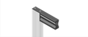 PROJECT KIT PARETE 50cm ANODIZZATO