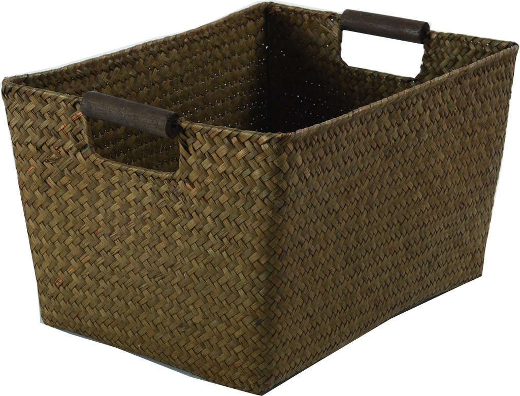 SAMPAN CESTO IN GIUNCO CARAMEL