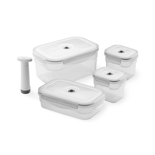 [ACC926] Aspifresh set 4 contenitori sottovuoto per alimenti