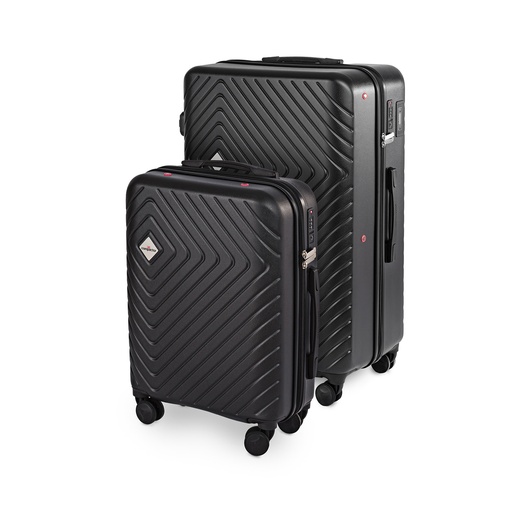 [RAN10240] Hybrid Set 2 Valigie Cosmos Nero S/XL