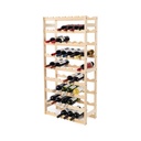 [RAN11640] WOOD SCAFFALE 54 PORTABOTTIGLIE 60x27x121h CM