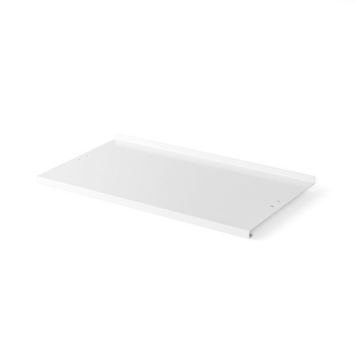 [ORD0217] PROJECT RIPIANO IN METALLO 55X32 BIANCO, SPESS. 2.0 MM