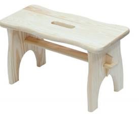 [STE003] WOOD SGABELLO 40X20X20H CM.